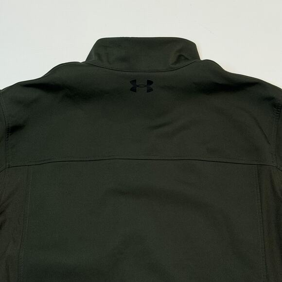 Under Armour Jacket Mens 2XL Green ColdGear Infrared Storm Softshell Zip - Picture 6 of 14